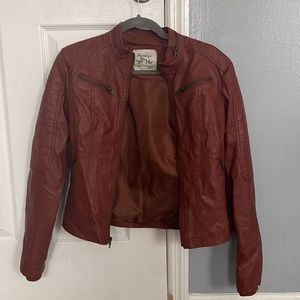 Leather jacket